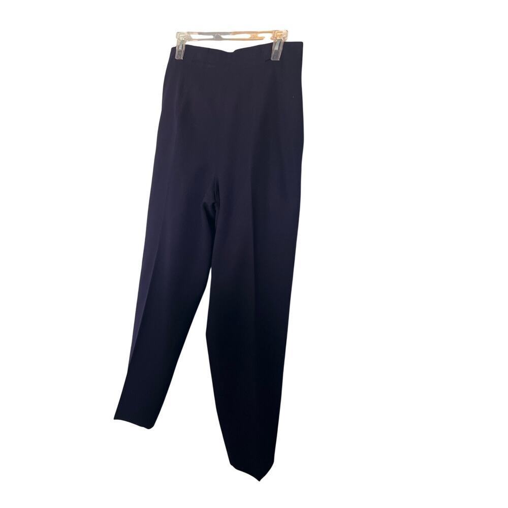 NWOT Gianni Women Navy Wool Pants Size 12.